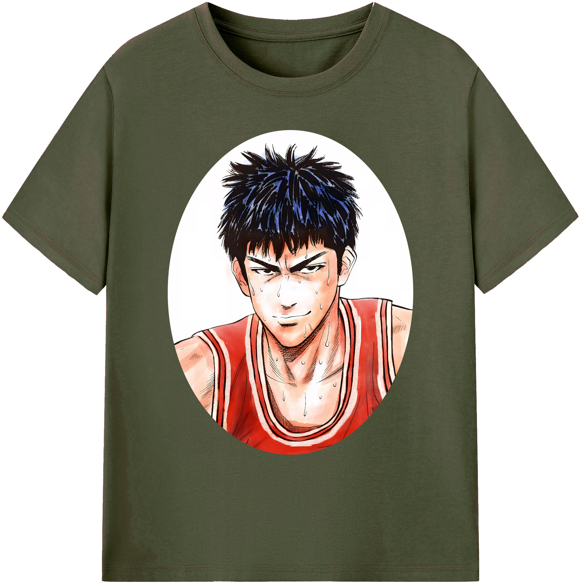 （画像用） SLAM DUNK／スラムダンク 綿100％ メンズ半袖Tシャツ｜肌触りやわらか＆通気性